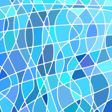 soyut vektör boyalı cam mozaik arkaplan - mavi ve mor