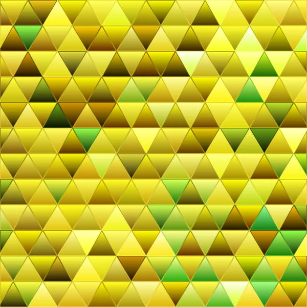 Vector Abstracto Vidrieras Triángulo Mosaico Fondo Amarillo — Vector de stock