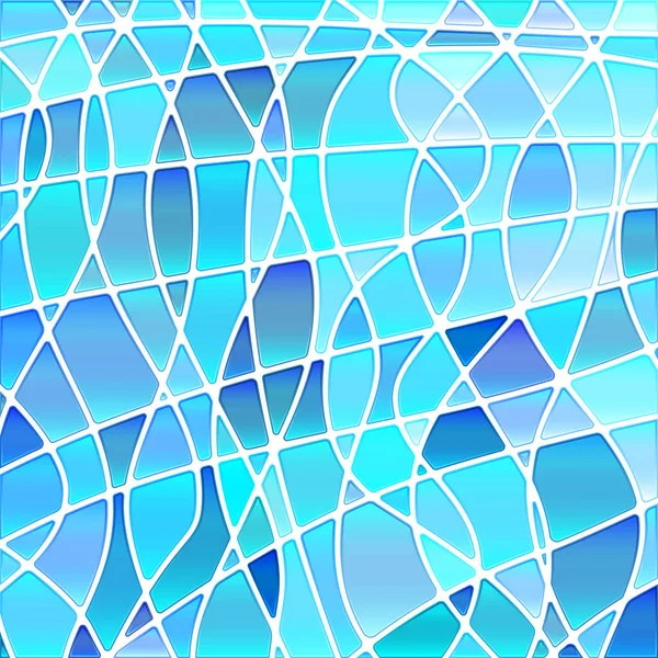 抽象的なベクトルステンドグラスモザイクの背景 青と紫 — ストックベクタ