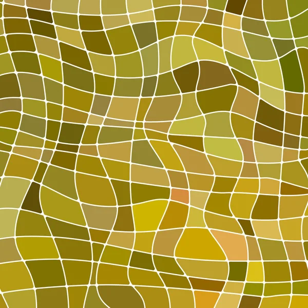 Abstrait Vecteur Teinté Fond Mosaïque Verre Vert Brun — Image vectorielle