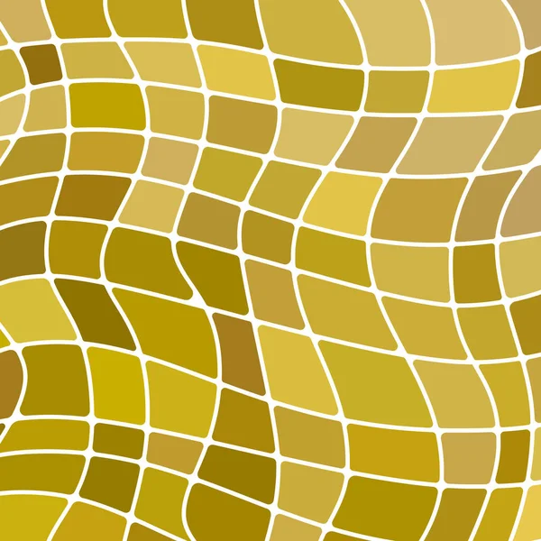 Abstrakcyjne Wektorowe Tło Mozaiki Witrażowej Złoty Żółty — Wektor stockowy