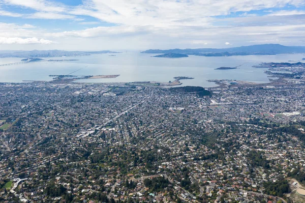 Área Bahía San Francisco Tiene Una Compleja Red Infraestructura Que —  Fotos de Stock
