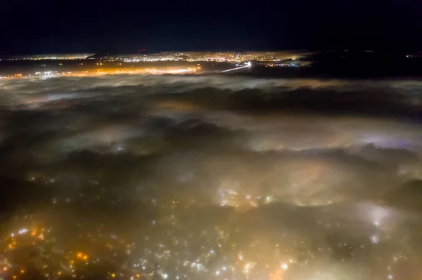 Night Ever Present Offshore Marine Layer California Propelled Inland San — Stock Photo, Image