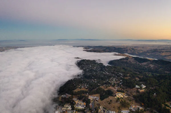 Altijd Aanwezige Offshore Marine Laag Californië Wordt Landinwaarts San Francisco — Stockfoto