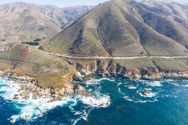 Cold Waters North Pacific Ocean Wash Rocky Scenic Coastline Northern — Stock Photo, Image