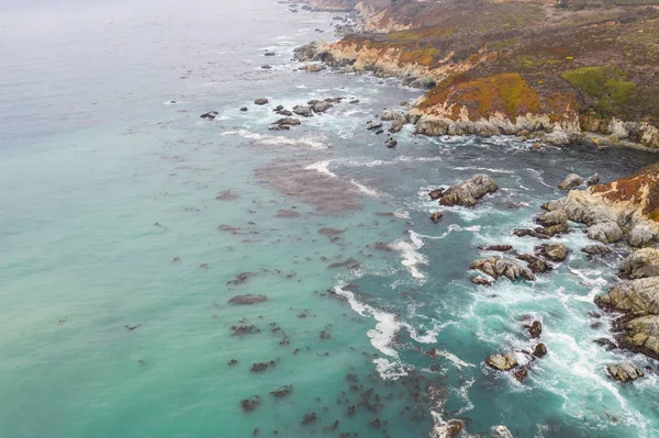 Cold Nutrient Rich Waters North Pacific Ocean Wash Rocky Scenic — Stock Photo, Image