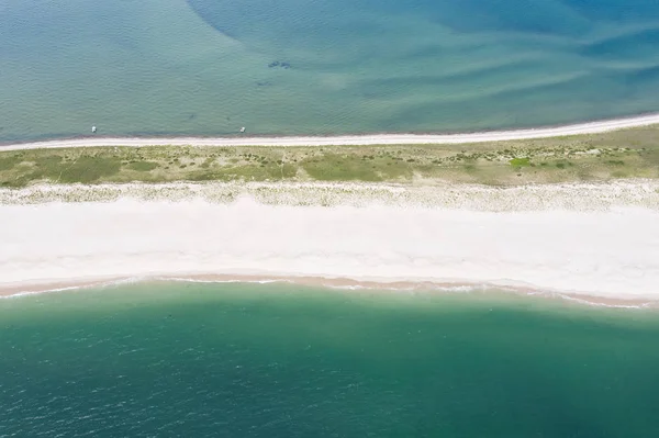 Холодні Води Атлантичного Океану Купаються Мальовничим Пляжем Мисі Тріски Штат — стокове фото