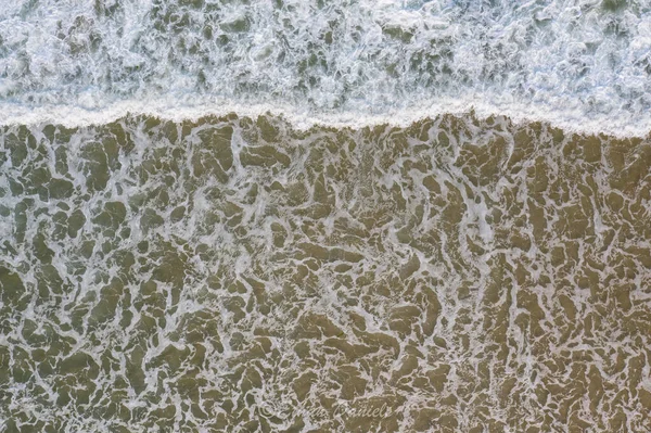 Frío Océano Atlántico Lava Una Playa Pintoresca Cape Cod Massachusetts — Foto de Stock