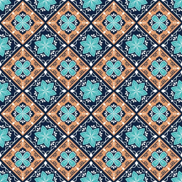 Morocco Mexican Seamless Decorative Pattern Background