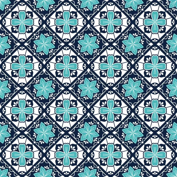 Morocco Mexican Seamless Decorative Pattern Background