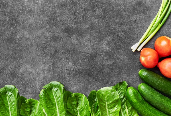 Conjunto Alimentos Orgânicos Crus Legumes Com Ingredientes Frescos Para Cozinhar — Fotografia de Stock