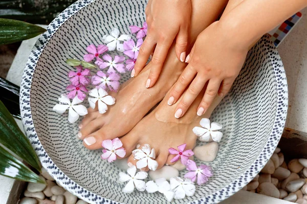 Spa treatment and product for female feet and foot spa, Thailand. Healthy Concept