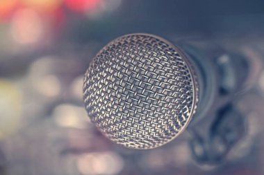 mikrofon karaoke, gece hayatı için çubuk.