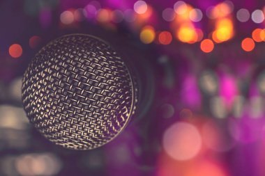 mikrofon karaoke, gece hayatı için çubuk.