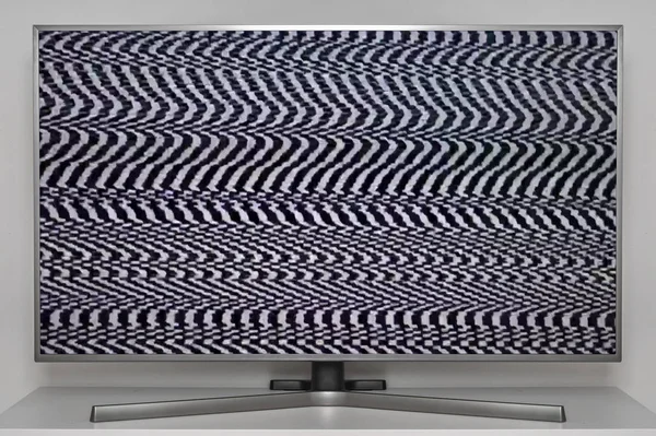 Analog noise on new digital TV