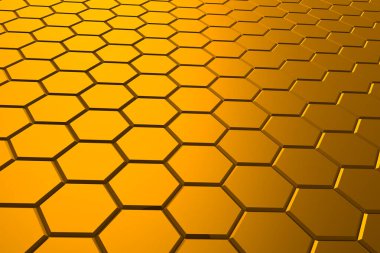 Altın altıgen desen - petek kavramı