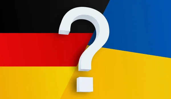 Vztah mezi Německem a Ukrajinou — Stock fotografie