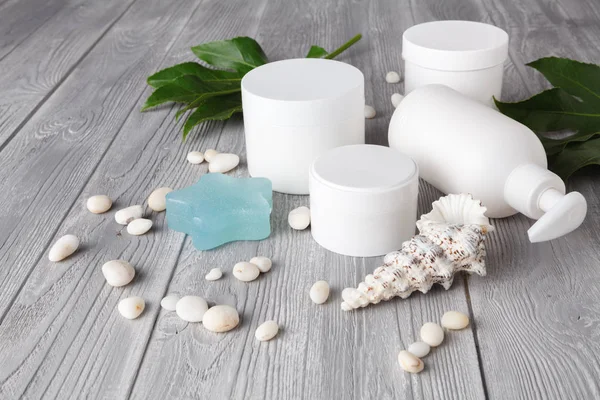 çeşitli kozmetik uygulama kadın cilt için hazır