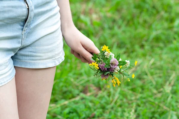 Eller kır çiçekleri