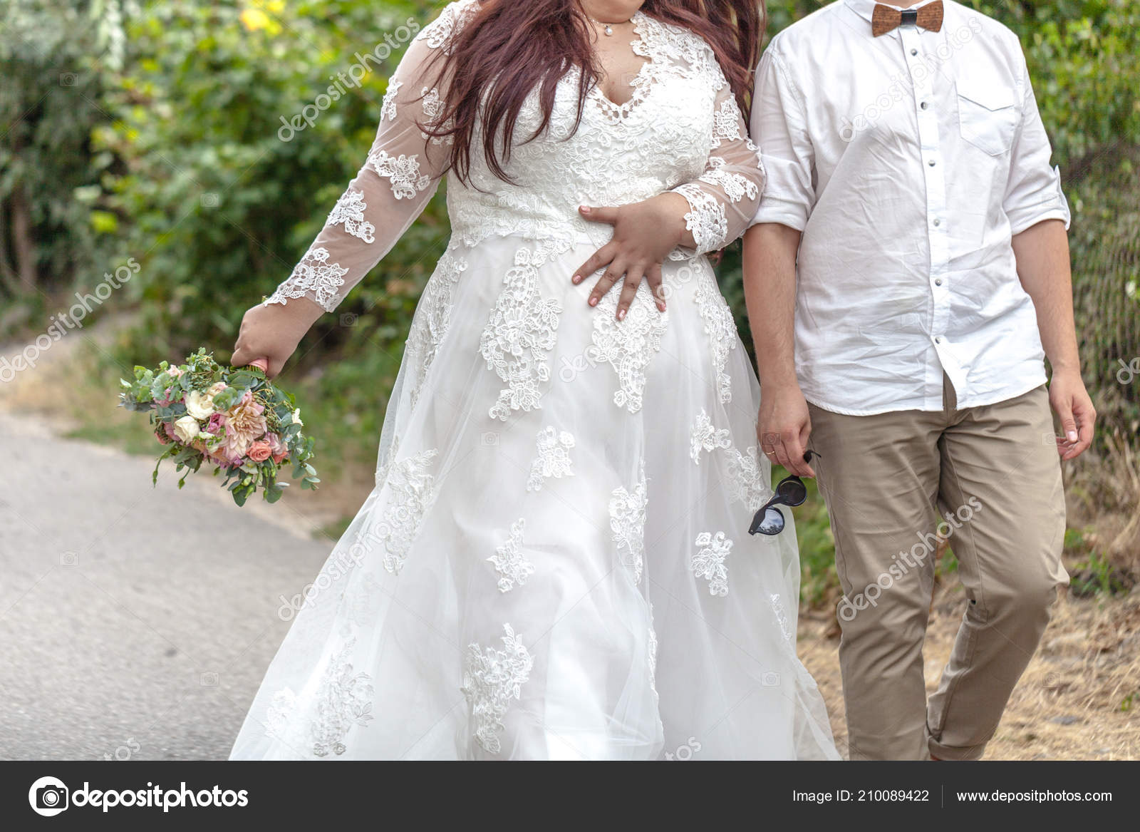 fat man wedding dress