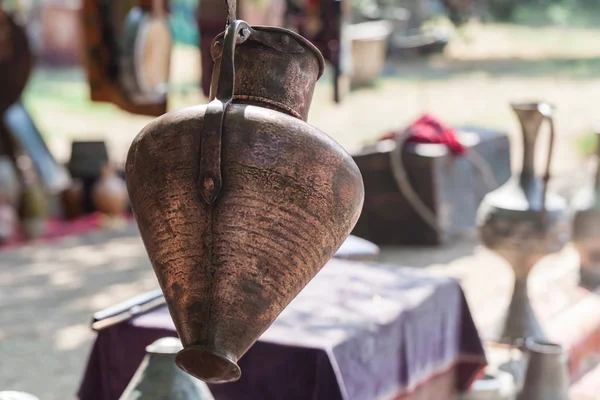 Trading Choses Occasion Antiquités Dans Marché Aux Puces Antiquités Old — Photo