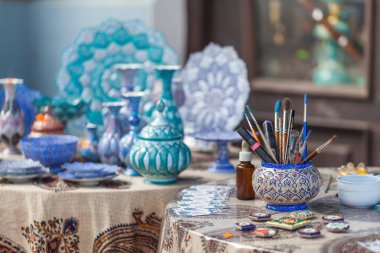 Geleneksel Türk el boyalı levhalar