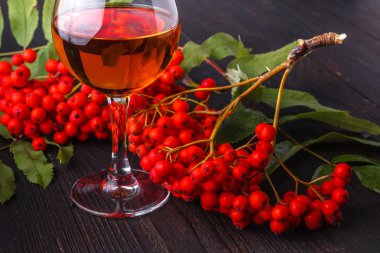 Alkol cam, kavram el yapımı alko Rowan tentür