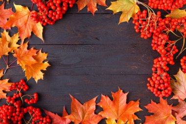 parlak sonbahar yaprakları ve metin; Genel arka plan, satış afiş, düğün davetiyesi için mükemmel düşmek veya kaydetmek tarihi şablon, sezon tebrik kartı