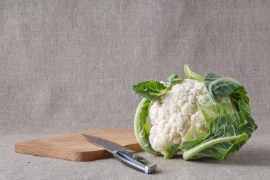 Taze karnabahar yemeye hazır