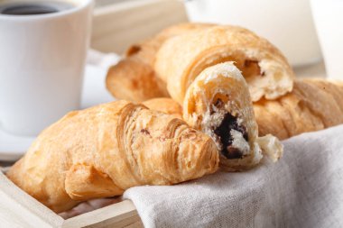 tipik kontinental kahvaltı odasında