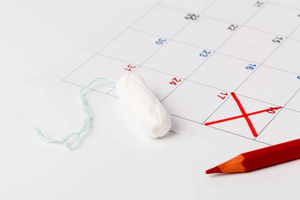 Планирование Родов Менструальная Проверка — стоковое фото