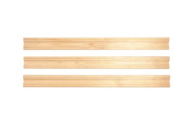 Ahşap astar üzerine beyaz izole