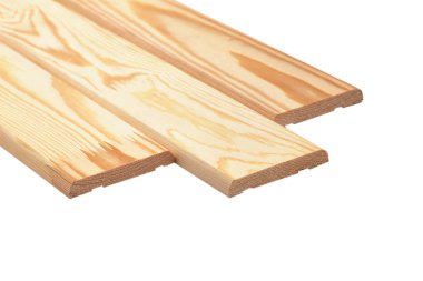 Ahşap astar üzerine beyaz izole