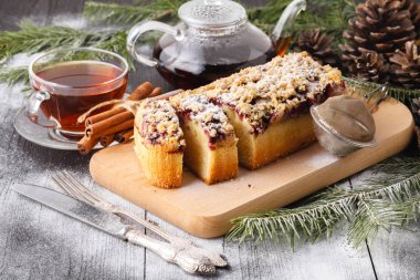 Noel zencefilli kek arasında geleneksel süslemeleri