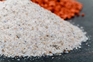 Mineral gübreler closeup yığını 