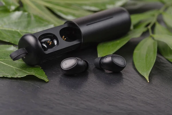 Cordless earphones with power box for long time listening music