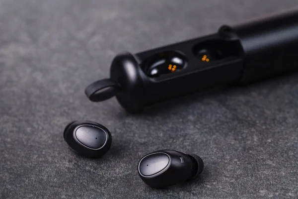 Cordless earphones with power box for long time listening music