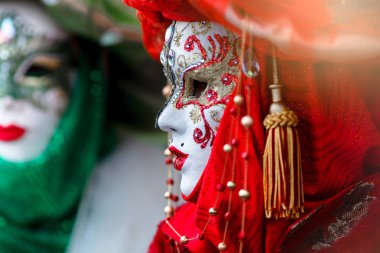 Karnaval maskesi Venedik İtalya