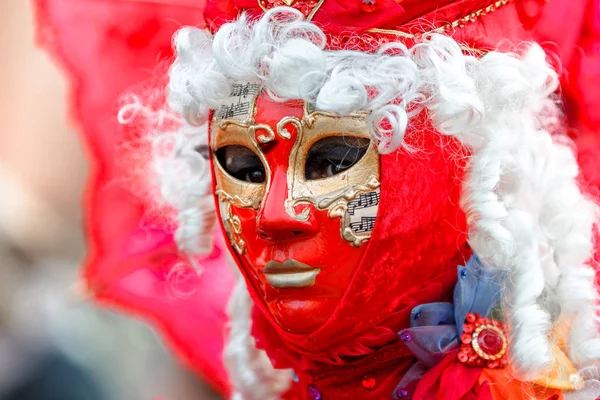 Máscara de carnaval en Venecia Italia — Foto de Stock