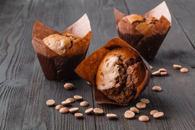 Limon ile taze ev yapımı kekler