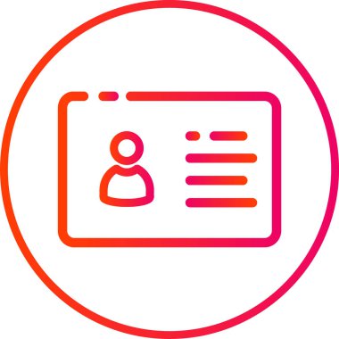 Vektör illüstrasyonu, kartvizit simgesi, baskı dükkanı, tipografi