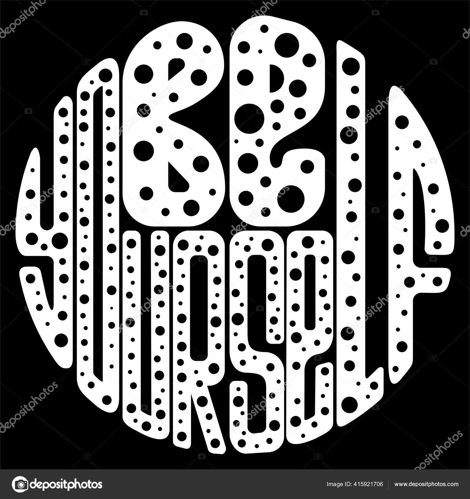 ベクトルイラスト 暗い背景に手書きのレタリング 自分でいて ストックベクター C Wirtu