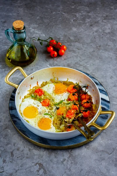 Kahvaltıda yumurta — Stok fotoğraf