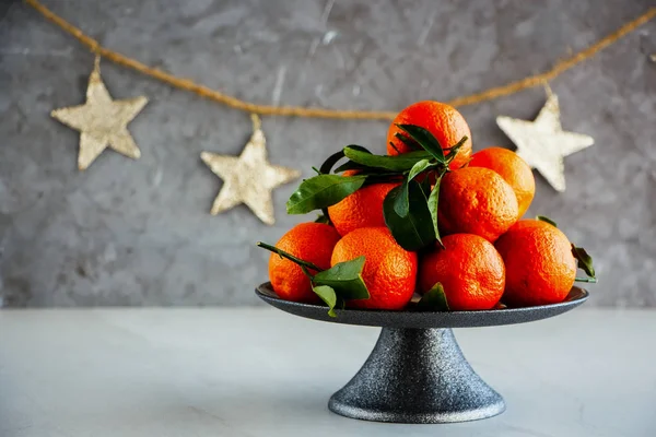 Mandarinas y Navidad — Foto de Stock
