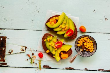 Sağlıklı vejetaryen kadehleri