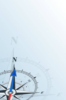 pusula kuzey arka plan vektör çizim
