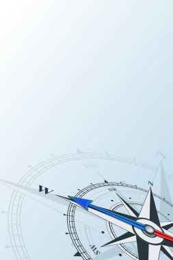 Pusula Batı arka plan vektör çizim