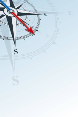 Pusula Güneydoğu arka plan vektör çizim