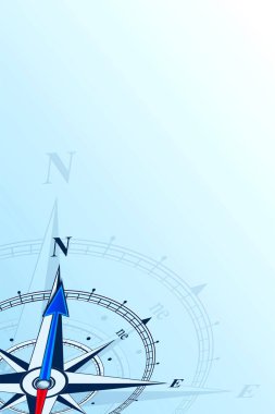 pusula kuzey arka plan illüstrasyon