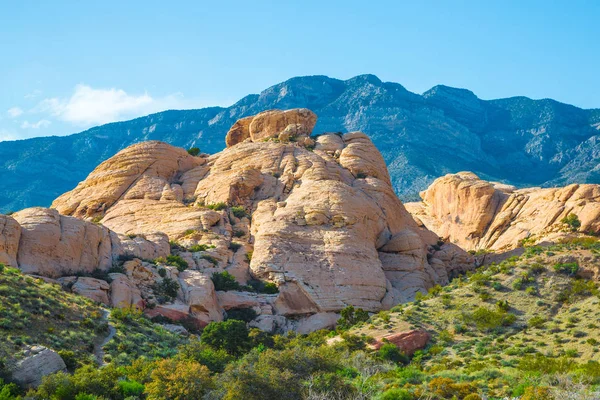 Utsikt från Red Rock Canyon, Nevada — Stockfoto